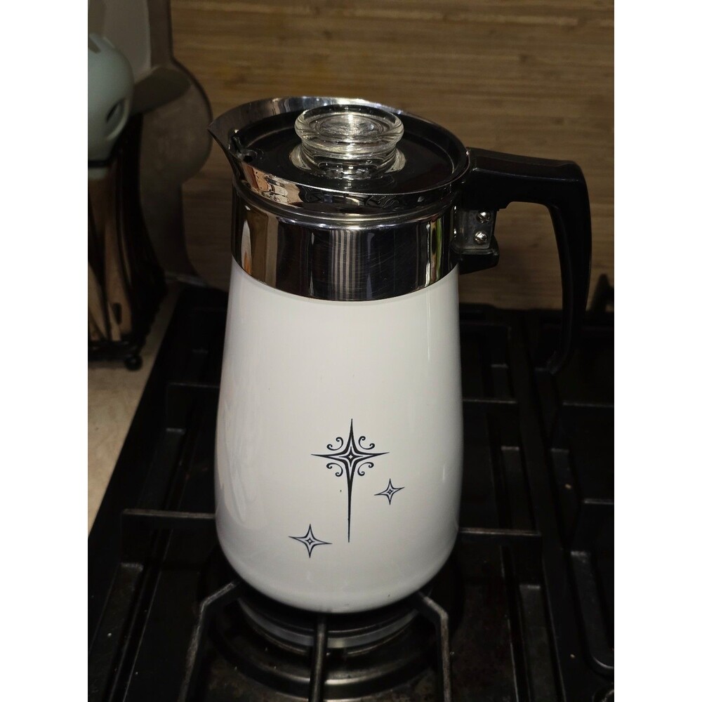 Corning Ware 9 cup Percolator-complete - Picture 1 of 8